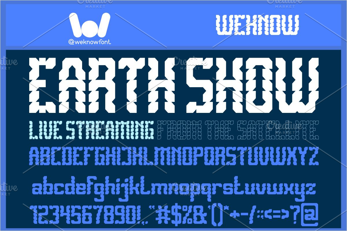 Biomechanical switches font, a Font by weknow (Photo 5 of 8)