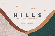 Landscape Creation Kit, a Texture Illustration by Basia Stryjecka (Thumbnail 1 of 13)