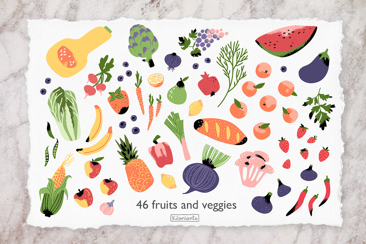 Zero Waste Eco Living Kit, a Food Illustration by kilaniants (Photo 3 of 12)