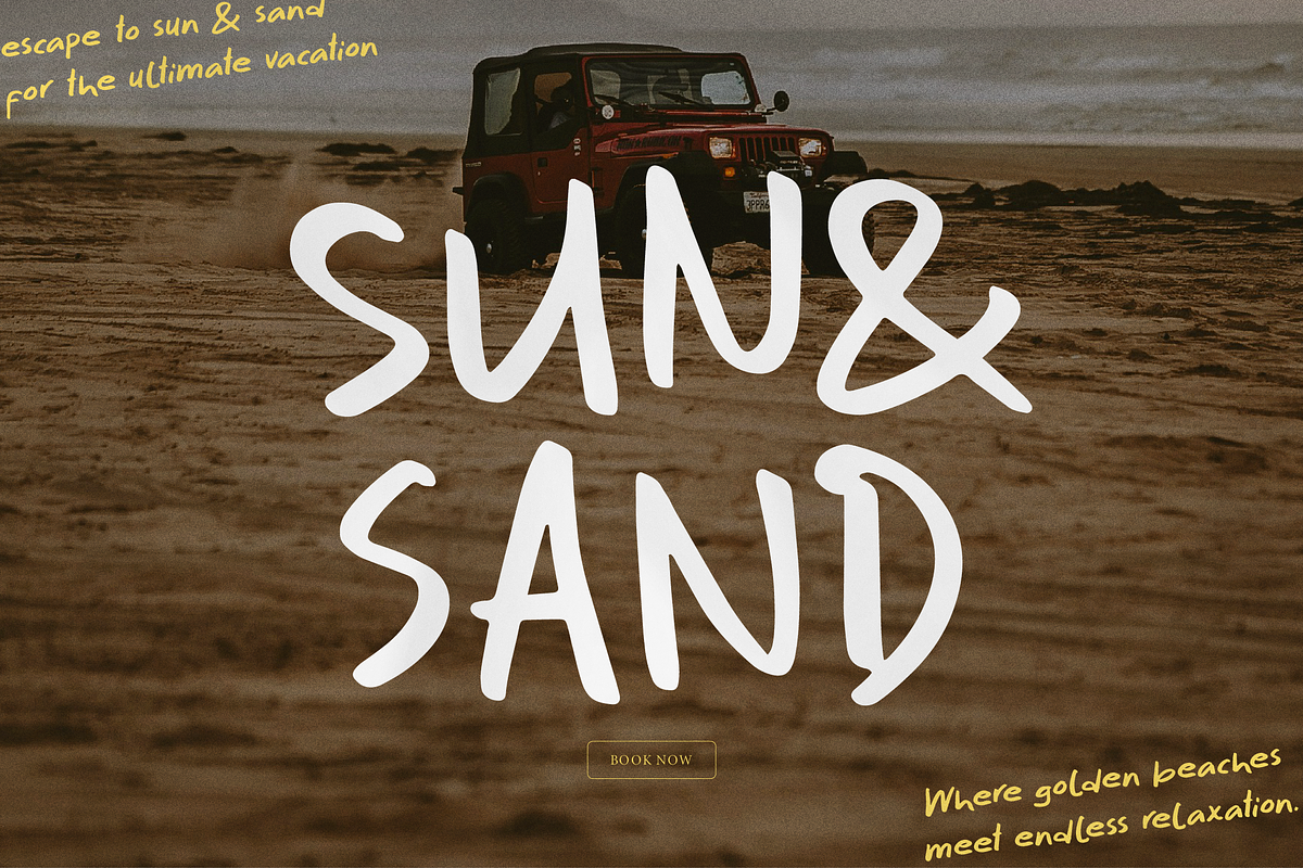 Serella van Houten | Hand Drawn Font, a Handwritten Font by Denustudios (Photo 3 of 15)