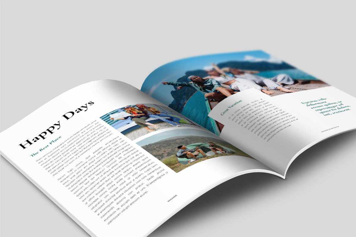 Green Vacation Travel Magazine, a Magazine Template by UICreative (Photo 3 of 4)