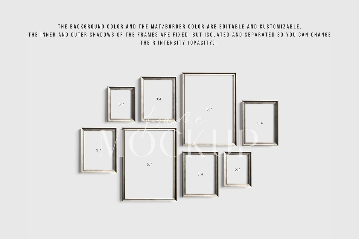 Gallery Wall Mockup Set of 8 | 14, a Product Mockup by DESIGN BY nube (Photo 6 of 8)