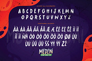 MEDENI - Spooky Brush Font, a Font by Gassstype (Thumbnail 7 of 8)
