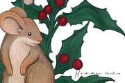CHRISTMAS FOREST - patterns & motifs, an Animal Illustration by Liiafis (Thumbnail 12 of 15)