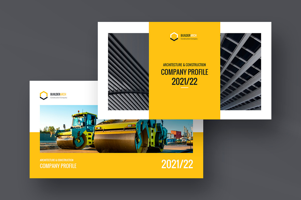 Construction Company Profile PPT, a Presentation Template by artbart (Photo 3 of 26)
