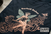 Barbell Babes Club Retro Fitness, an Object Graphic by SharpMarketplace (Thumbnail 5 of 5)
