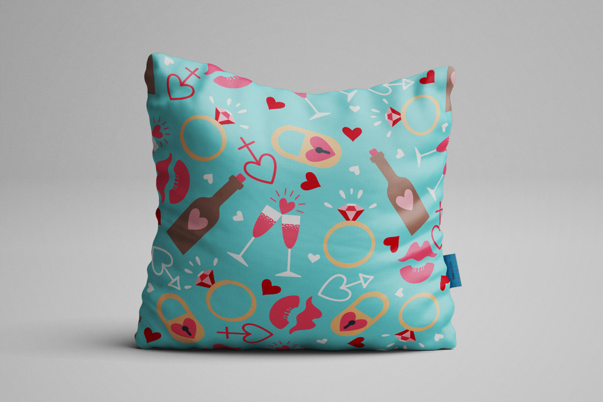 Valentine's Day Seamless Patterns, a Pattern Graphic by MalniArt (Photo 5 of 5)