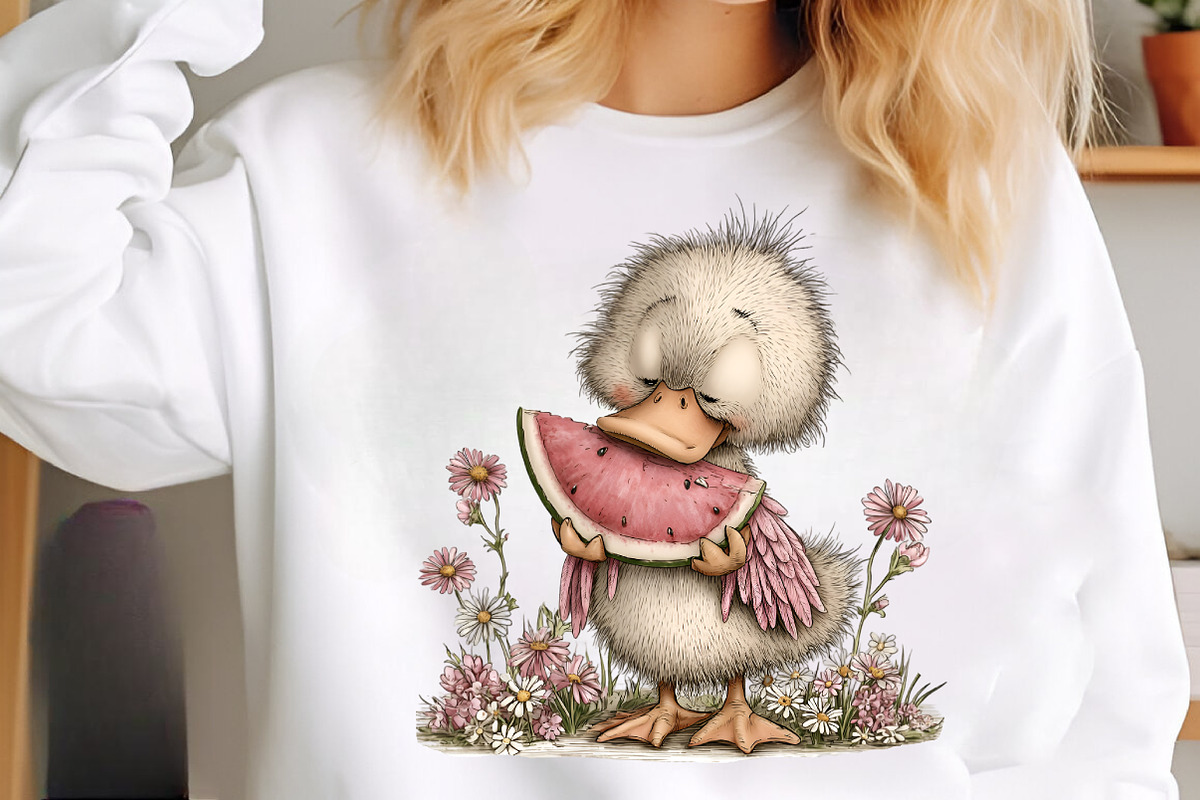Summer duck clipart, an Illustration by SinaCreation (Photo 2 of 8)