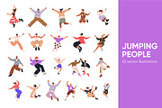 Happy people jumping up set, a Person Illustration by Good Studio (Thumbnail 1 of 12)