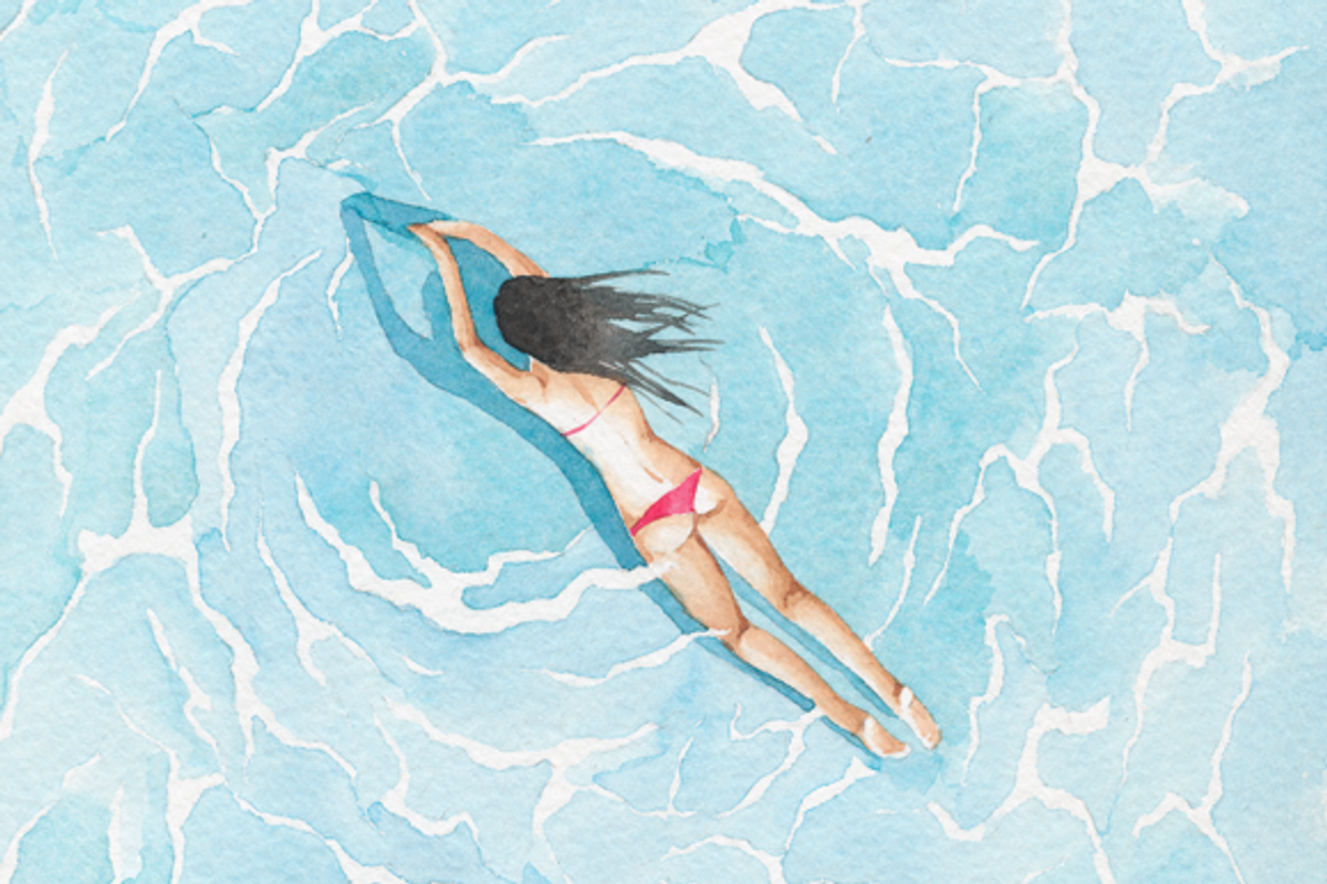 Watercolor summer clipart set, an Illustration by masha gross (Photo 3 of 3)