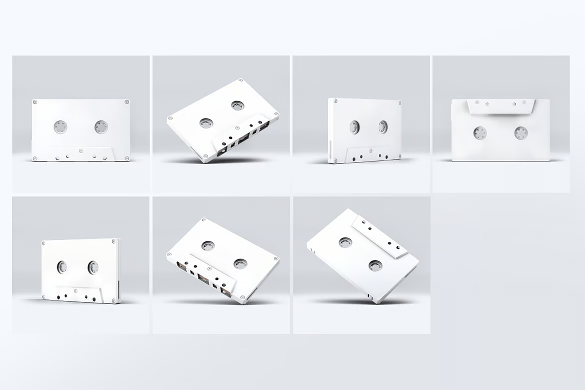 Cassette Tape Mock-Up, a Product Mockup by Se٧enStudio (Photo 2 of 8)