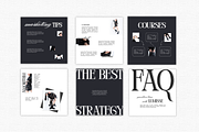 Bold Black Canva Instagram Kit, a Social Media Template by Lumisse Studio (Thumbnail 7 of 10)