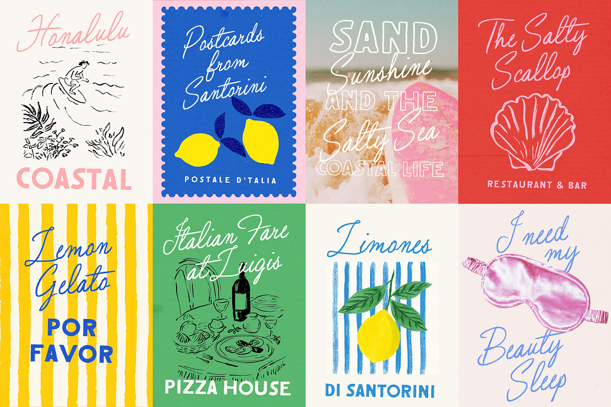 Santorini Sunshine, a Handwritten Font by Nicky Laatz (Photo 7 of 23)