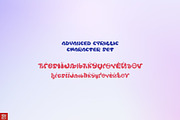 Floatograph Display Graffiti Bubble, a Blackletter Font by Nouric Design (Thumbnail 6 of 9)
