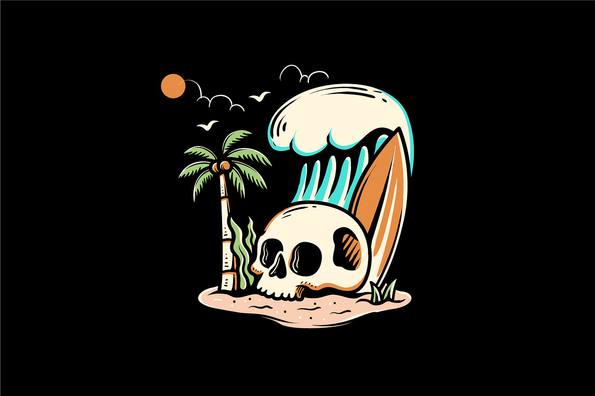 skull island illustration set, an Illustration by Pen of God Studio (Photo 3 of 5)