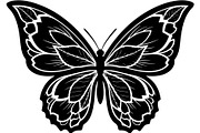 Decorative Butterfly Silhouette, an Object Graphic by Creativeshirt (Thumbnail 5 of 16)
