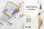 Lavender cosmetics Mockup, a Packaging Mockup by YuMyart (Thumbnail 1 of 10)