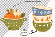 Rustic Kitchen Clipart Fall Cottage, a Food Illustration by SugarCloudStudioArt (Thumbnail 2 of 6)