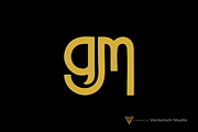 GM Modern Silhouette Logo, a Branding & Logo Template by Vectorium Studio (Thumbnail 6 of 8)
