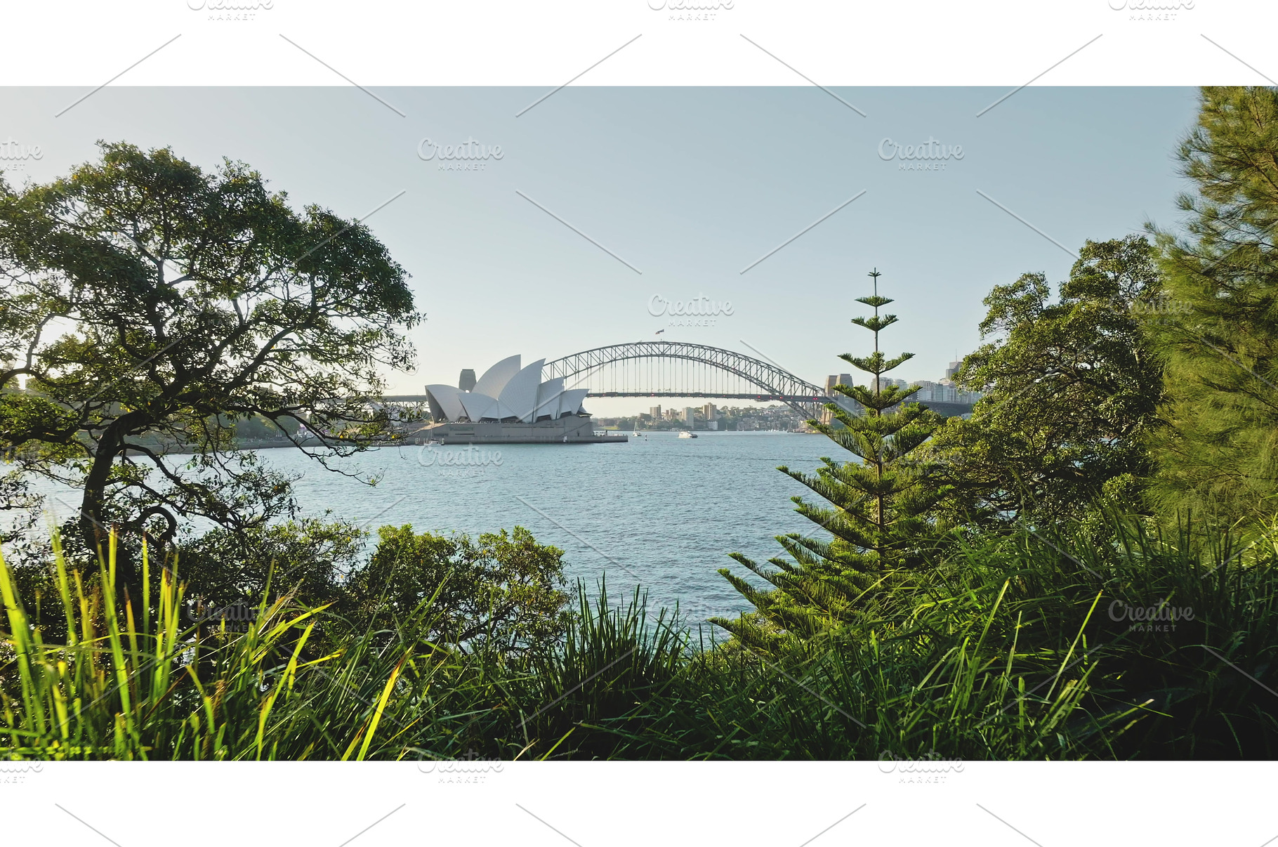 Sydney Opera House and Harbor Bridge, a Nature Photo by Goinyk
