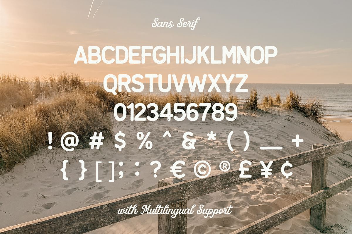 Palm Bay Social Vintage Summer Font, a Script Font by Creacy Studio (Photo 9 of 9)