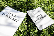 Poster On Grass Mockup Set, an Advertising Mockup by Mocktopia (Thumbnail 6 of 8)
