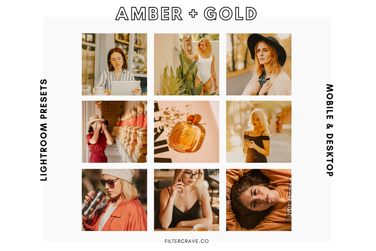 Amber + Gold Mobile Presets preview 4
