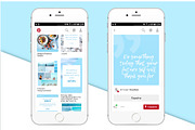Blue | Pinterest PSD templates pack, a Social Media Template by Nassiie (Thumbnail 4 of 5)