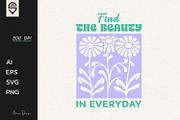 Whimsical Floral Positive Quote, a Graphic by shaondesigns (Thumbnail 1 of 4)