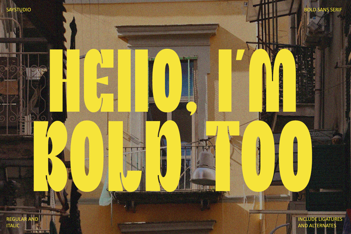 Karuna - Bold Sans Font, a Sans Serif Font by Say Studio (Photo 2 of 12)