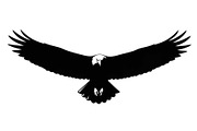 50 Flying Eagle Silhouette Vector Bu, an Illustration by Designs_River (Thumbnail 49 of 51)