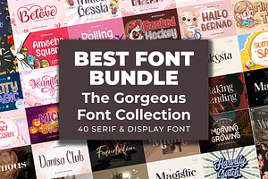 The Gorgeous Font Collection