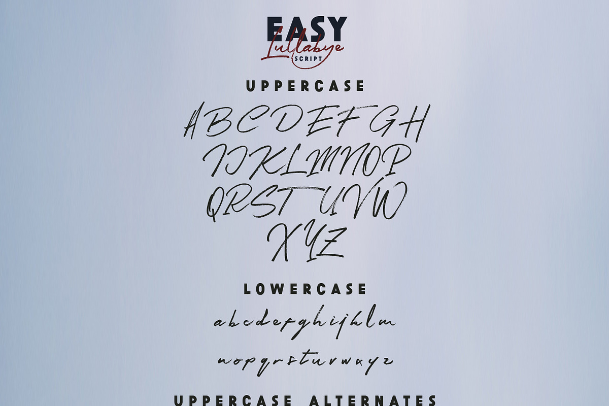 Easy Lullabye logo branding font, a Sans Serif Font by Konstantine Studio (Photo 10 of 11)