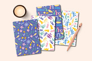 Spring Garden | Clipart + patterns, a Decorative Illustration by katieromanoff_art (Thumbnail 11 of 19)