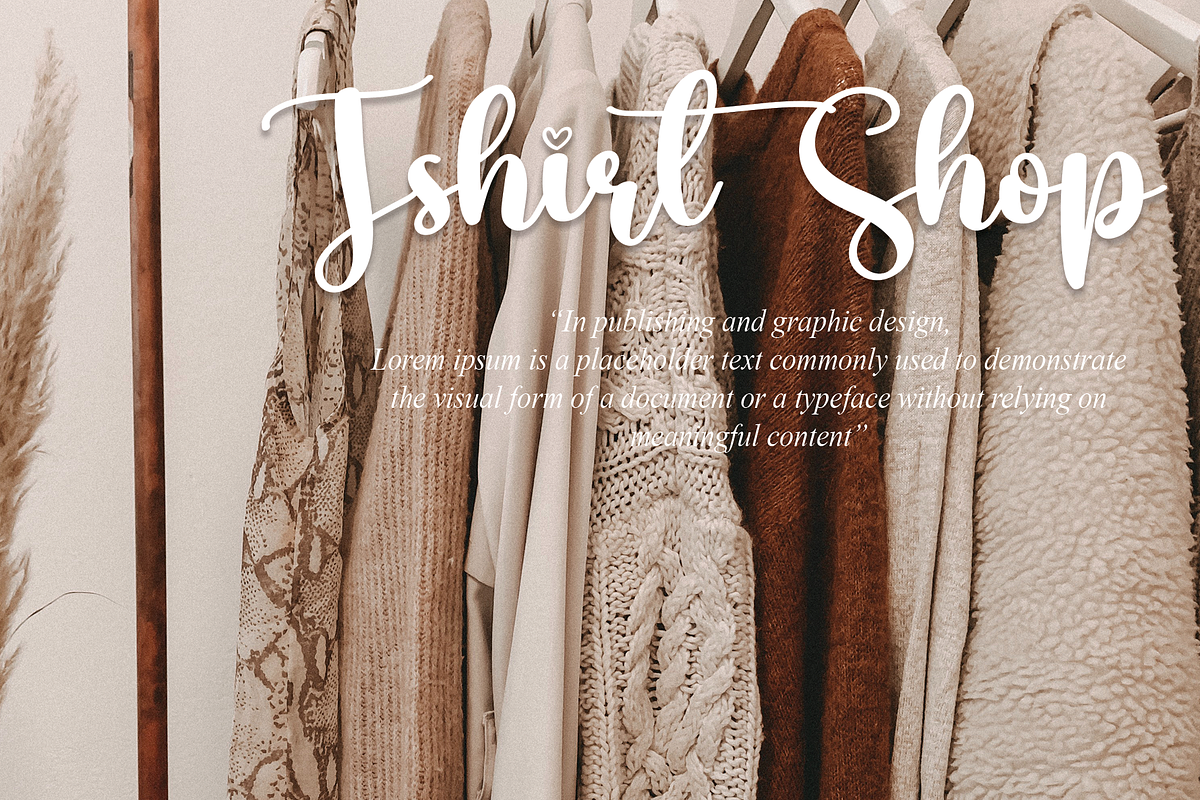 Pillow | Script Font, a Script Font by Scratchones (Photo 8 of 8)