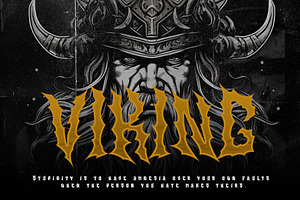 NORDIKS Metal Horror Blackletter