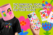 Naive kids scribbles illustrations, a Person Illustration by okchizh (Thumbnail 2 of 12)
