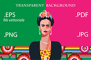 Mexican Pattern & Frida art design, an Illustration by GraphicRedStudio (Thumbnail 2 of 4)