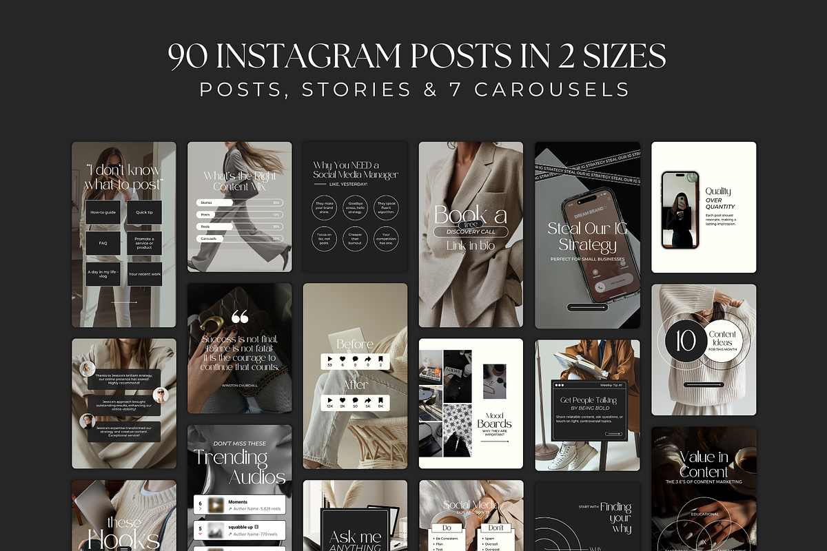 Ultimate Social Media Manager Bundle, a Marketing Template by Meraki Templates (Photo 5 of 12)