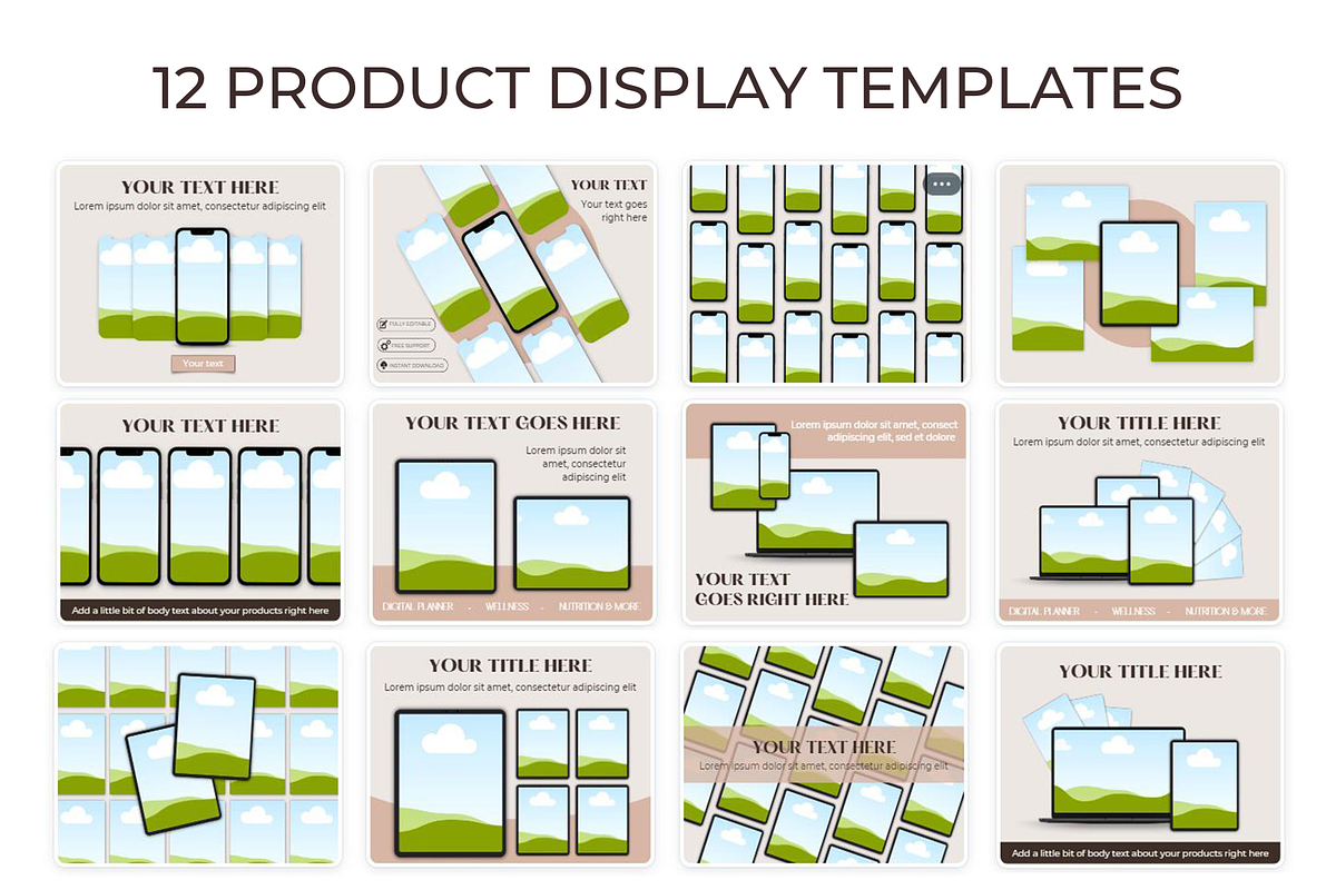 Digital Product Mockup Device Mockup, a Mac Mockup by NoemieDesigns (Photo 3 of 5)
