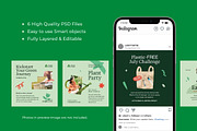 Eco-Living Instagram Post Template, a Social Media Template by FDR Studio (Thumbnail 3 of 3)
