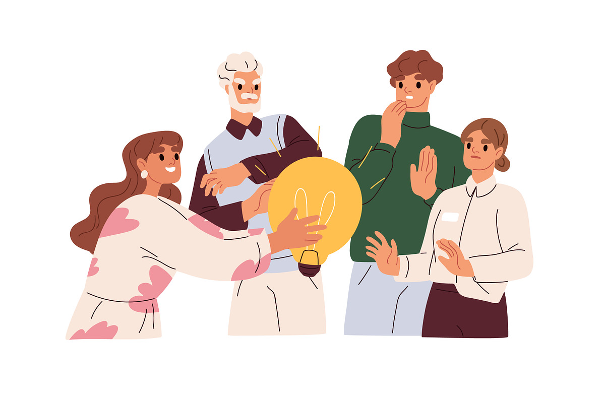 People search for ideas concept set, a Person Illustration by Good Studio (Photo 5 of 14)