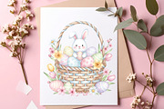 Easter Basket Clipart PNG Bundle, an Illustration by SinaCreation (Thumbnail 8 of 11)