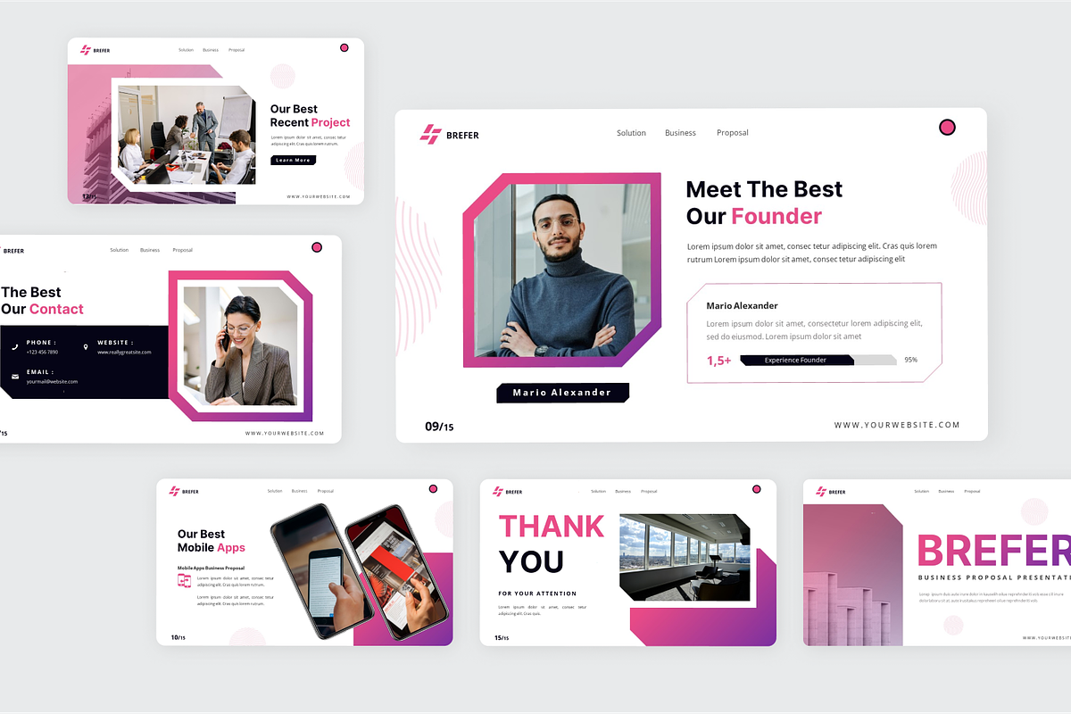 Business Proposal Google Slide, a Presentation Template by SquidPixey (Photo 3 of 4)