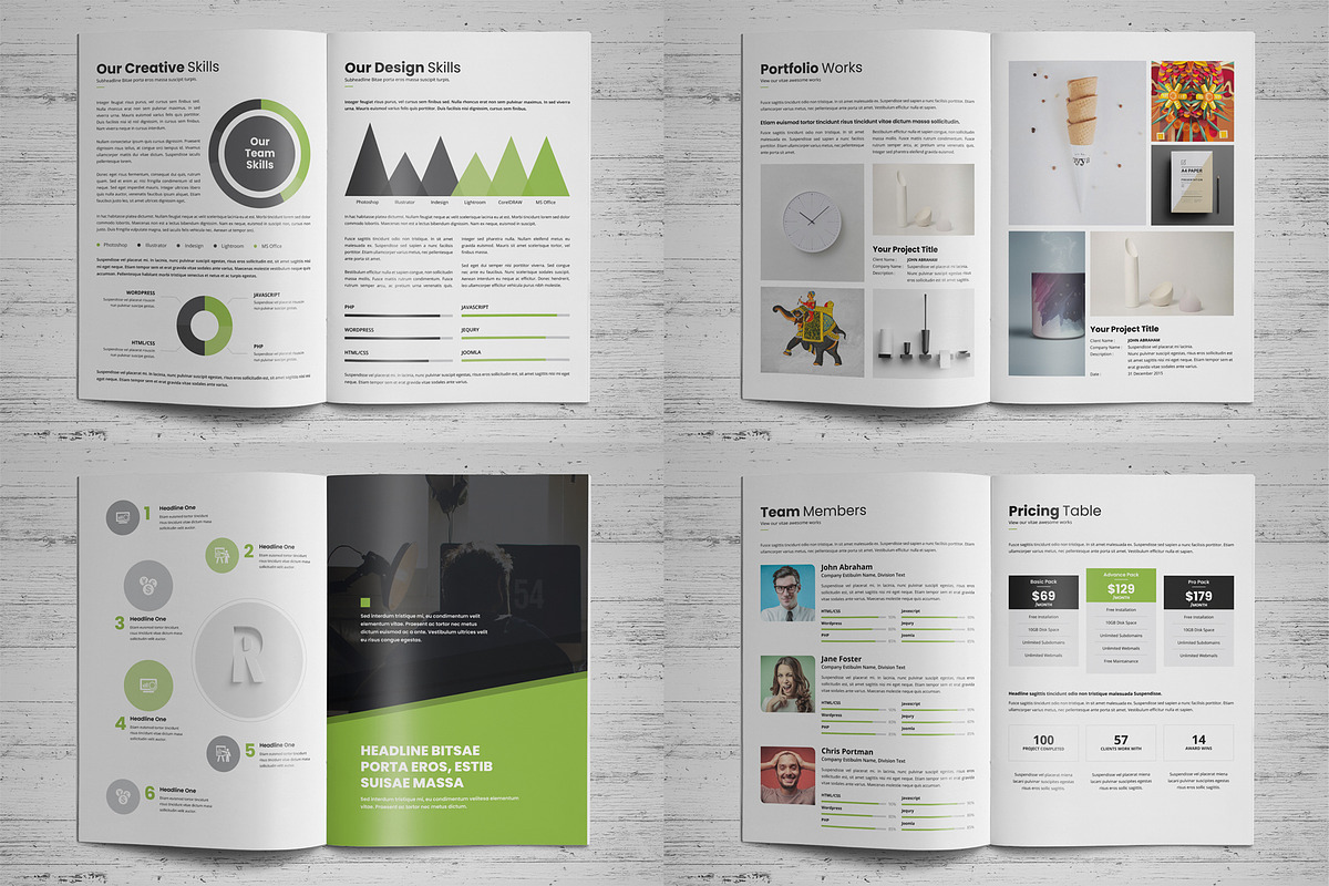 Portfolio Brochure Design v1, a Brochure Template by Miyaji75 (Photo 17 of 18)