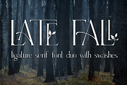 Late Fall - floral font duo, a Serif Font by Innire (Thumbnail 12 of 12)
