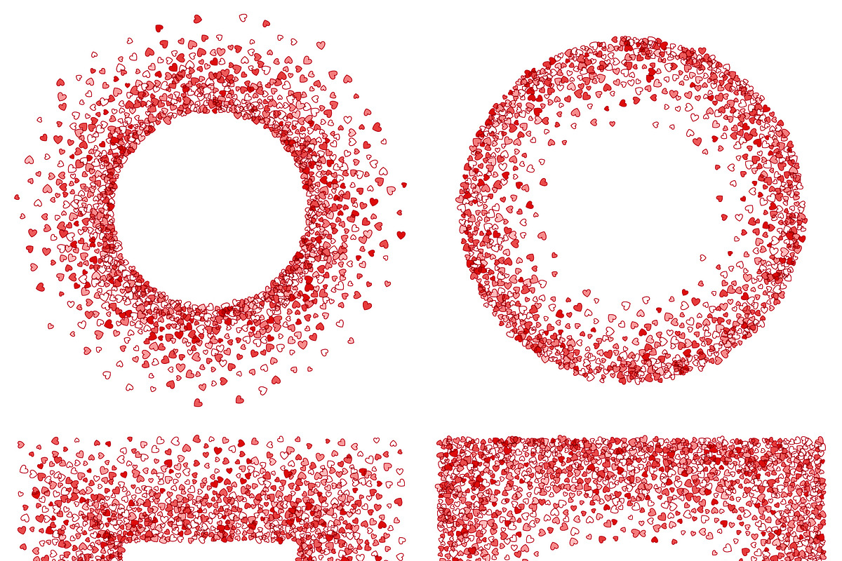 All your red hearts bundle, a Pattern Graphic by ekmelica (Photo 17 of 18)