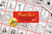 Procreate Tarot Deck Stamps, a Shape Add-On by Spasibenko Art (Thumbnail 6 of 6)