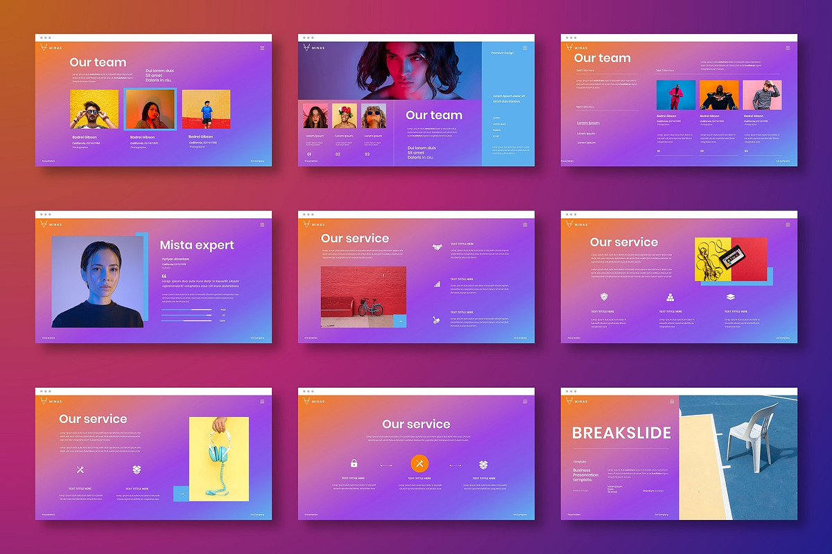 Minas - Business Google Slide Templa, a Presentation Template by Dens Creative Studio (Photo 3 of 6)