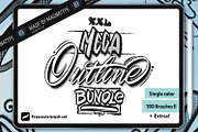 XXL Outline Procreate Brush Set, a Brush Add-On by Magnatype (Thumbnail 1 of 8)